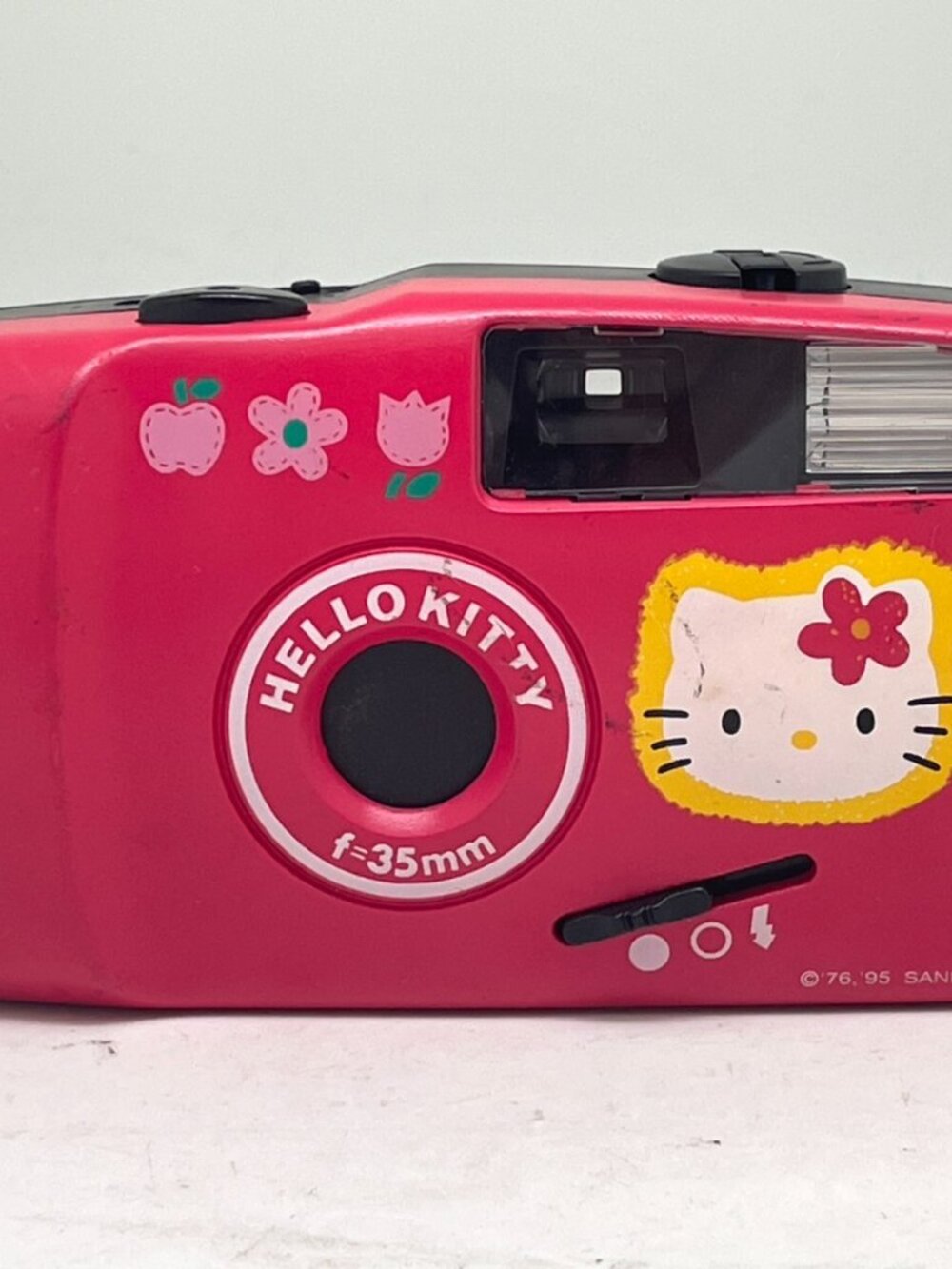 Sanrio Hello Kitty 35mm Film Toy Camera Red Retro Rare - Tested & Working